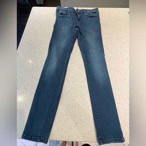 Like New - Zara Women's Skinny Jeans - Dark Blue